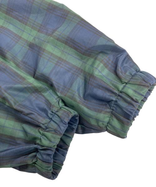 Umbra（アンブラ）Umbra (アンブラ) FREAK'S STORE (フリークスストア) 別注Check Anorak Parka アノラックパーカー ネイビー×グリーン サイズ:XLの古着・服飾アイテム