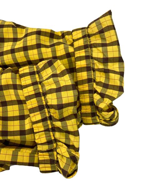 SUPREME（シュプリーム）SUPREME (シュプリーム) Plaid Warm Up Pant / プレイド ウォームアップ パンツ イエロー サイズ:Mの古着・服飾アイテム