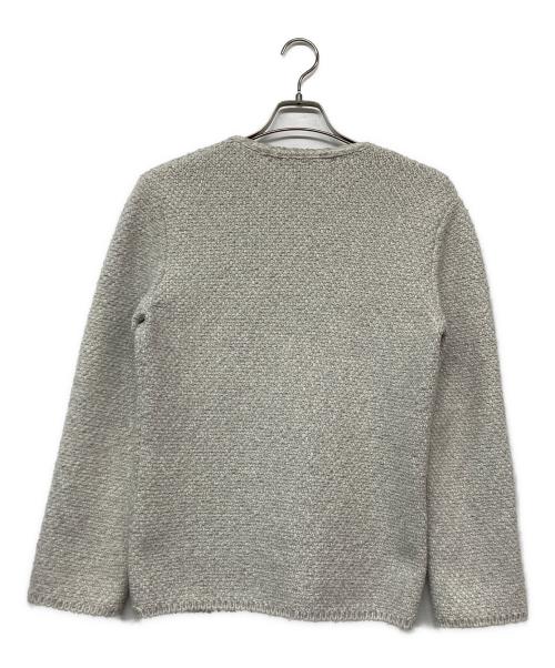 theory luxe（セオリーリュクス）theory luxe (セオリーリュクス) ツイード ニットカーディガン ジャケット グレー サイズ:38の古着・服飾アイテム