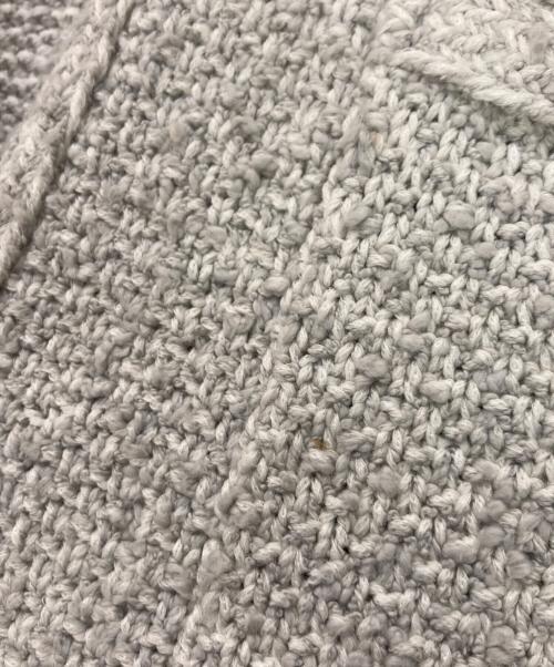 theory luxe（セオリーリュクス）theory luxe (セオリーリュクス) ツイード ニットカーディガン ジャケット グレー サイズ:38の古着・服飾アイテム