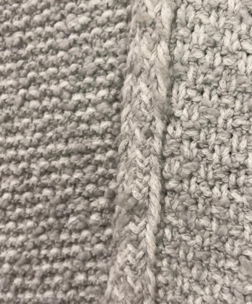 theory luxe（セオリーリュクス）theory luxe (セオリーリュクス) ツイード ニットカーディガン ジャケット グレー サイズ:38の古着・服飾アイテム