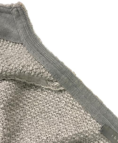 theory luxe（セオリーリュクス）theory luxe (セオリーリュクス) ツイード ニットカーディガン ジャケット グレー サイズ:38の古着・服飾アイテム