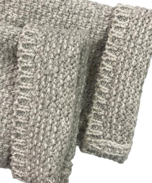 theory luxe（セオリーリュクス）theory luxe (セオリーリュクス) ツイード ニットカーディガン ジャケット グレー サイズ:38の古着・服飾アイテム