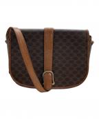 CELINEセリーヌ）の古着「マカダムフラップショルダーバッグ」