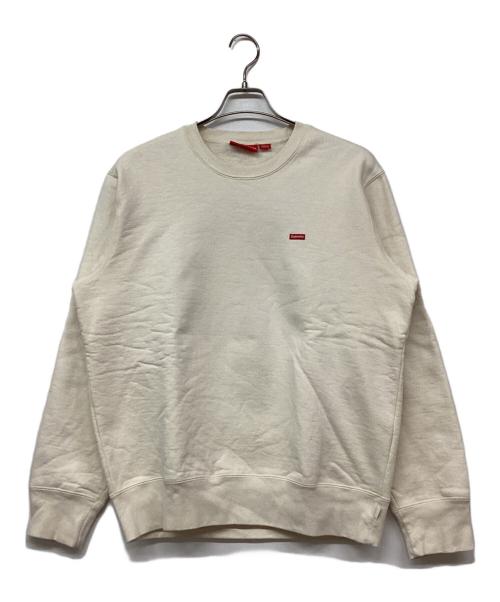 SUPREME（シュプリーム）SUPREME (シュプリーム) スモールボックスロゴクルーネックスウェット ホワイト サイズ:Ｍの古着・服飾アイテム
