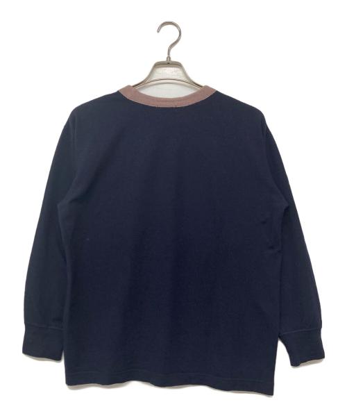 COMME des GARCONS HOMME（コムデギャルソン オム）COMME des GARCONS HOMME (コムデギャルソン オム) 90's クルーネックニット ネイビー サイズ:記載なしの古着・服飾アイテム