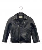 beautiful peopleビューティフルピープル）の古着「vintage leather riders jacket / ビンテージ レザー ライダース ジャケット」｜ブラック