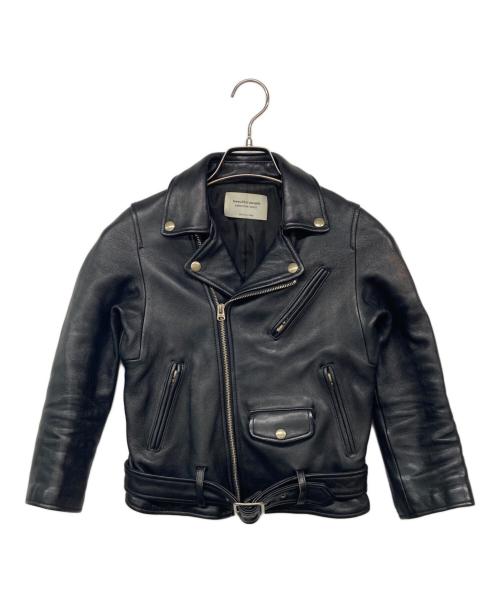beautiful people（ビューティフルピープル）beautiful people (ビューティフルピープル) vintage leather riders jacket / ビンテージ レザー ライダース ジャケット ブラック サイズ:130の古着・服飾アイテム
