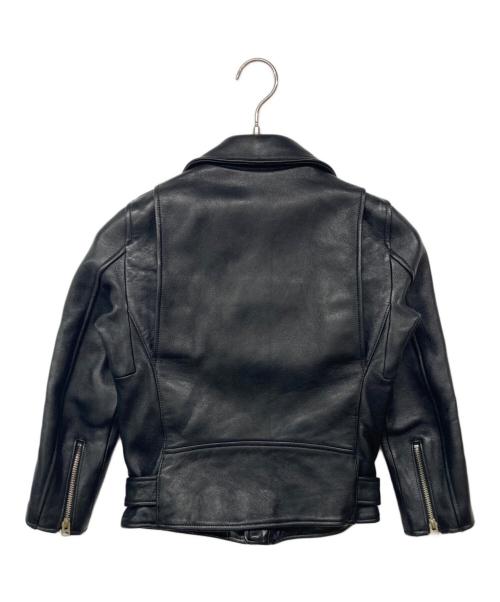 beautiful people（ビューティフルピープル）beautiful people (ビューティフルピープル) vintage leather riders jacket / ビンテージ レザー ライダース ジャケット ブラック サイズ:130の古着・服飾アイテム