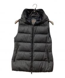 DUVETICA（デュベティカ）の古着「LANIFICIO F.LLI CERRUTI ダウンベスト」｜グレー