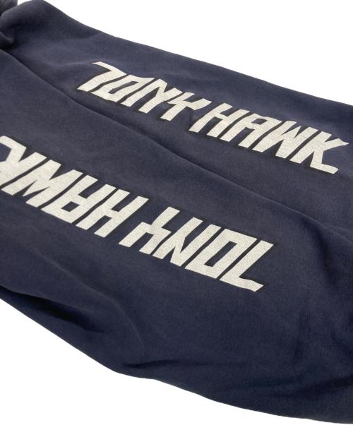 tony hawk（トニーホーク）tony hawk (トニーホーク) 90-00`Sスカルプリントフーディ ネイビー サイズ:Lの古着・服飾アイテム