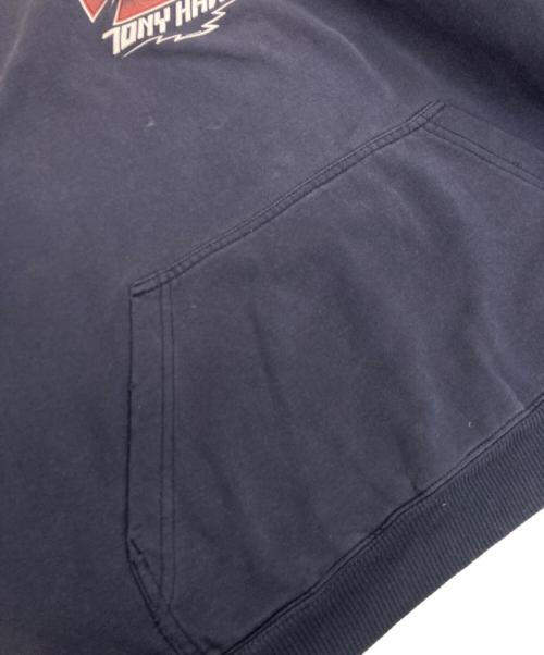 tony hawk（トニーホーク）tony hawk (トニーホーク) 90-00`Sスカルプリントフーディ ネイビー サイズ:Lの古着・服飾アイテム