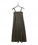 BRILLブリル）の古着「キャミマキシワンピース」｜カーキ