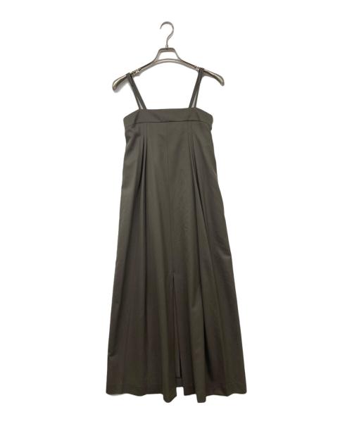 BRILL（ブリル）BRILL (ブリル) キャミマキシワンピース カーキ サイズ:３８の古着・服飾アイテム