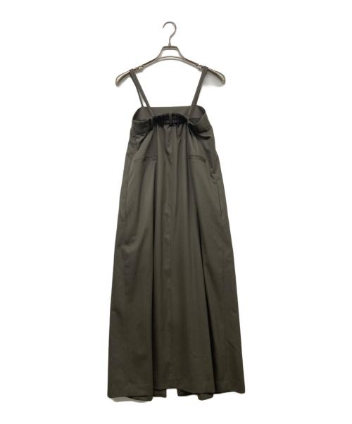 BRILL（ブリル）BRILL (ブリル) キャミマキシワンピース カーキ サイズ:３８の古着・服飾アイテム