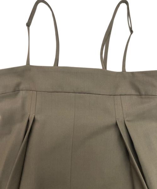 BRILL（ブリル）BRILL (ブリル) キャミマキシワンピース カーキ サイズ:３８の古着・服飾アイテム