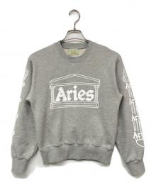 ARIES（アリーズ）の古着「Column Sweatshirt」｜グレー