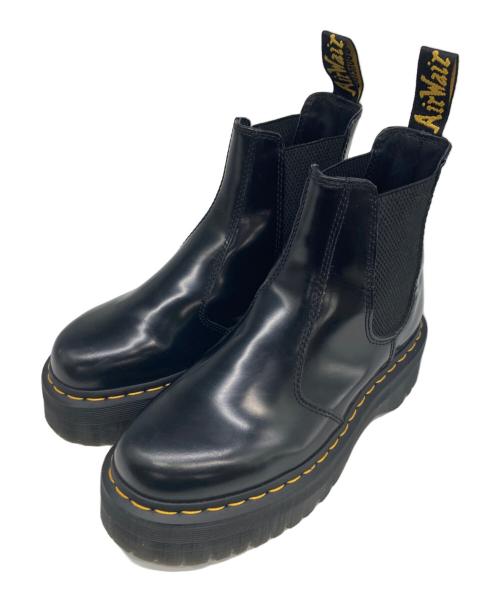 Dr.Martens（ドクターマーチン）Dr.Martens (ドクターマーチン) 2976 QUAD チェルシーブーツ ブラック サイズ:UK6の古着・服飾アイテム