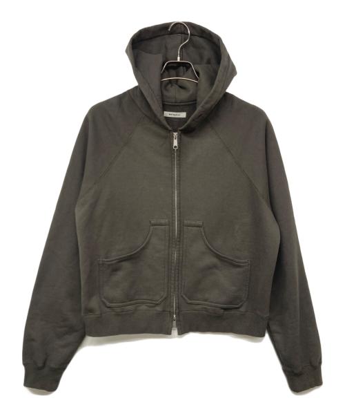 MATSUFUJI（マツフジ）MATSUFUJI (マツフジ) Zip up Sweat Hoodie オリーブ サイズ:３の古着・服飾アイテム