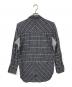 TAKAHIROMIYASHITA TheSoloIst. (タカヒロミヤシタ ザソロイスト) ウールZIP UPチェックシャツ ネイビー×グレー サイズ:S：8000円