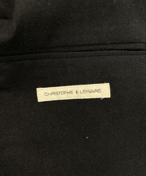 CHRISTOPHE LEMAIRE（クリストフ ルメール）CHRISTOPHE LEMAIRE (クリストフ ルメール) スタンドカラーウールジャケット ブラック サイズ:3の古着・服飾アイテム