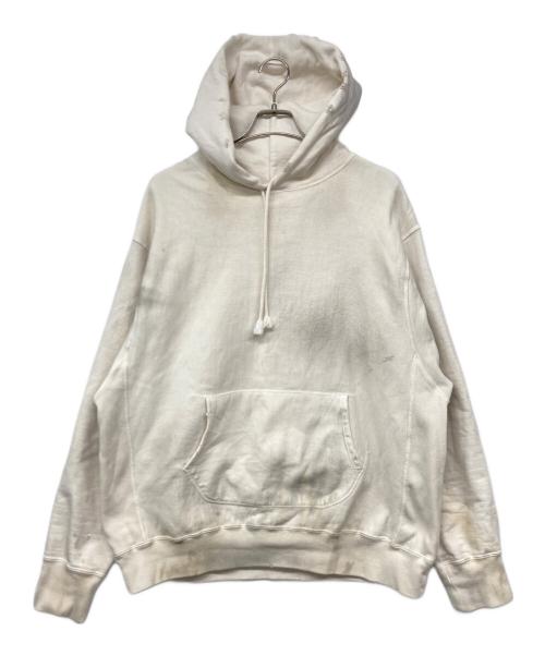 BOWWOW（バウワウ）BOWWOW (バウワウ) JOINT HOODIE プリントパーカー アイボリー サイズ:XLの古着・服飾アイテム