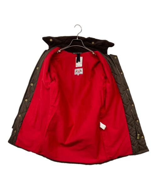 BEAVER OF BOLTON（ビーバー オブ ボルトン）BEAVER OF BOLTON (ビーバー オブ ボルトン) 襟コーデュロイキルティングコート ブラウン サイズ:38の古着・服飾アイテム