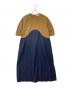HeRIN.CYE（ヘリンドットサイ）の古着「Switting drawst dress スウィッチング ドロスト ドレス」｜ネイビー