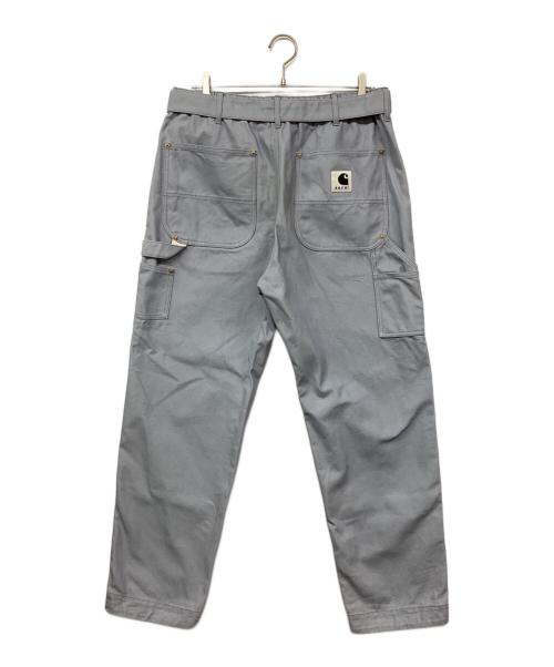 sacai（サカイ）sacai (サカイ) CarHartt (カーハート) Canvas Pants ブルー サイズ:４の古着・服飾アイテム