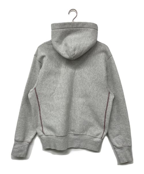 LQQK STUDIO（ルックスタジオ）LQQK STUDIO (ルックスタジオ) ロゴフーディ グレー サイズ:Mの古着・服飾アイテム