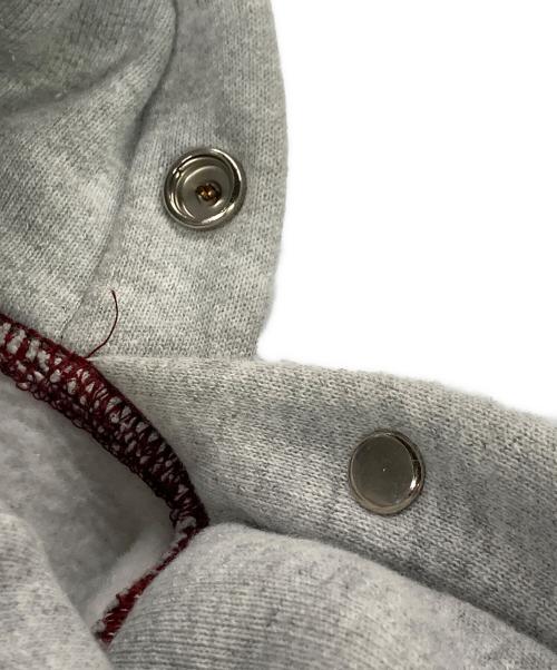 LQQK STUDIO（ルックスタジオ）LQQK STUDIO (ルックスタジオ) ロゴフーディ グレー サイズ:Mの古着・服飾アイテム