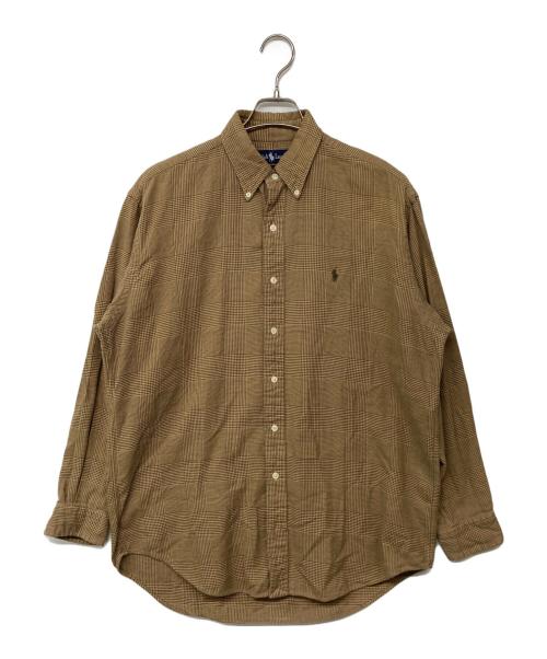 RALPH LAUREN（ラルフローレン）RALPH LAUREN (ラルフローレン) チェックBDシャツ ブラウン サイズ:Mの古着・服飾アイテム
