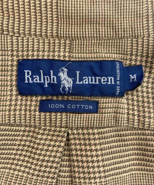RALPH LAUREN（ラルフローレン）RALPH LAUREN (ラルフローレン) チェックBDシャツ ブラウン サイズ:Mの古着・服飾アイテム