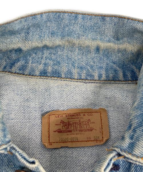 LEVI'S（リーバイス）LEVI'S (リーバイス) 80's 4th デニムトラッカージャケット インディゴ サイズ:38Rの古着・服飾アイテム