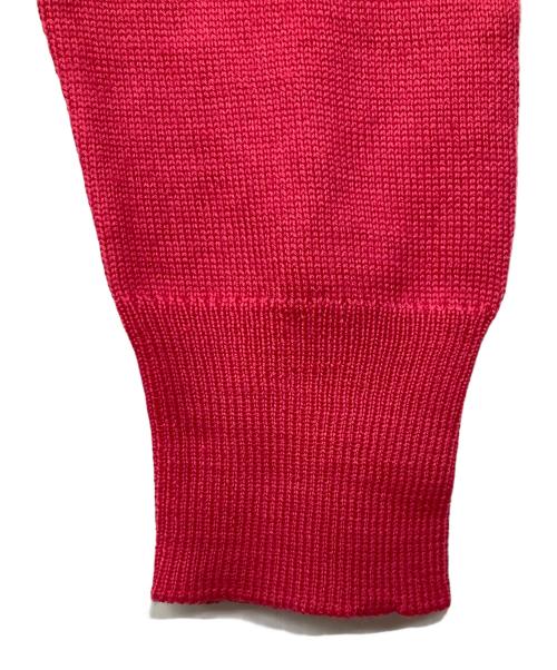 MIU MIU（ミュウミュウ）MIU MIU (ミュウミュウ) ハートカットコンパクトニット ピンク サイズ:38の古着・服飾アイテム