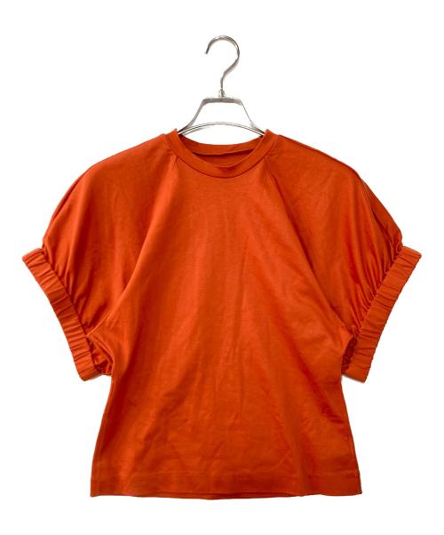 SATORU SASAKI（サトル ササキ）SATORU SASAKI (サトル ササキ) ROLL-UP SLEEVE TEE ブラウン サイズ:2の古着・服飾アイテム