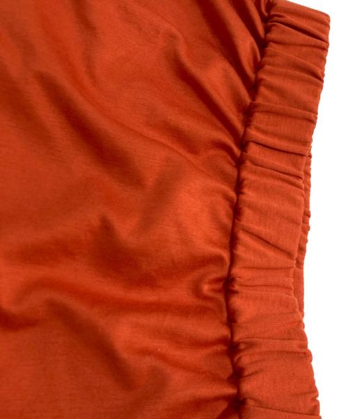 SATORU SASAKI（サトル ササキ）SATORU SASAKI (サトル ササキ) ROLL-UP SLEEVE TEE ブラウン サイズ:2の古着・服飾アイテム