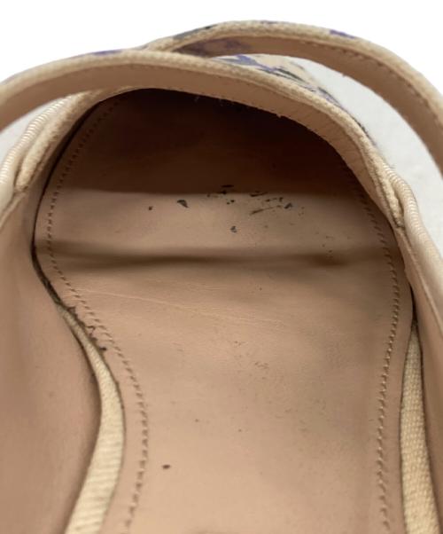 MIU MIU（ミュウミュウ）MIU MIU (ミュウミュウ) ペイントバレエシューズ ベージュ サイズ:37 1/2の古着・服飾アイテム