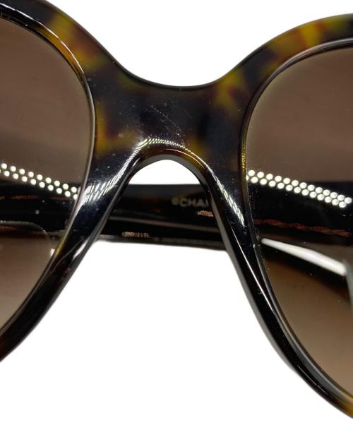 CHANEL（シャネル）CHANEL (シャネル) ココマークサングラス ブラウン サイズ:57□18 135の古着・服飾アイテム