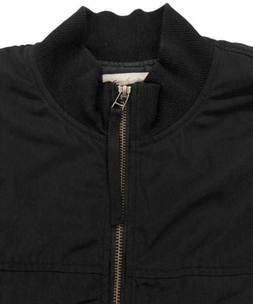 BEARDSLEY（ビアズリー）BEARDSLEY (ビアズリー) フレアMA-1ブルゾン ブラック サイズ:Fの古着・服飾アイテム