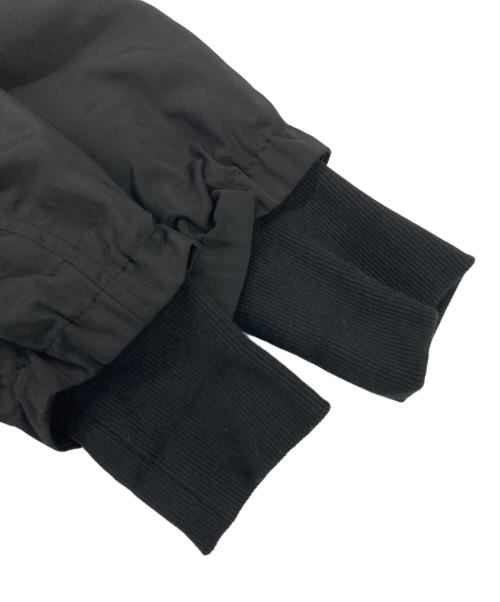 BEARDSLEY（ビアズリー）BEARDSLEY (ビアズリー) フレアMA-1ブルゾン ブラック サイズ:Fの古着・服飾アイテム