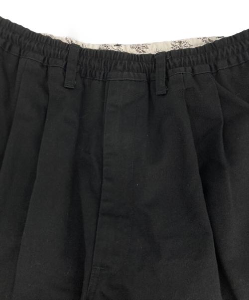 COOTIE PRODUCTIONS（クーティープロダクツ）COOTIE PRODUCTIONS (クーティープロダクツ) Tuck Easy Ankle Pant / 2タックイージーアンクルパンツ ブラック サイズ:LARGEの古着・服飾アイテム