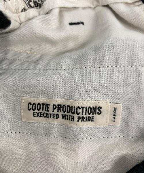 COOTIE PRODUCTIONS（クーティープロダクツ）COOTIE PRODUCTIONS (クーティープロダクツ) Tuck Easy Ankle Pant / 2タックイージーアンクルパンツ ブラック サイズ:LARGEの古着・服飾アイテム