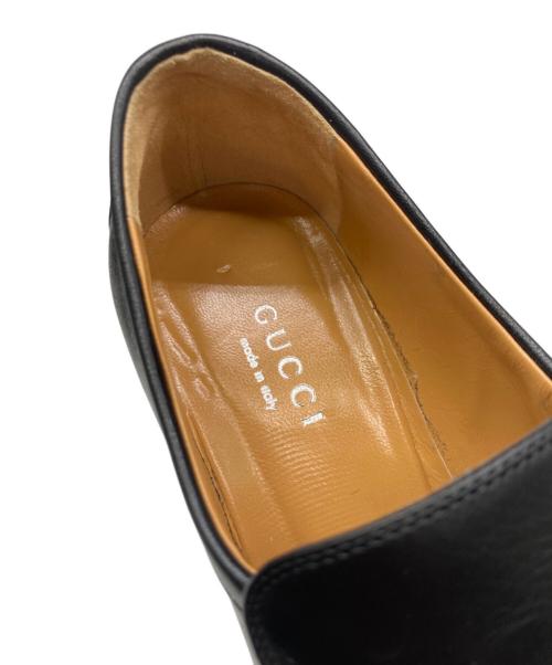 GUCCI（グッチ）GUCCI (グッチ) Platform Loafer with Horsebit ホースビットパンプス ブラック サイズ:34の古着・服飾アイテム