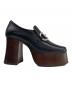 GUCCI (グッチ) Platform Loafer with Horsebit ホースビットパンプス ブラック サイズ:34：28000円