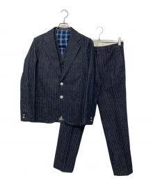The Stylist Japan（ザスタイリストジャパン）の古着「KAIHARA DENIM 3ピースセットアップ」｜インディゴ