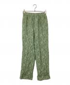 Uttrykkユートリーク）の古着「ジャガードイージーストレートパンツ」｜グリーン