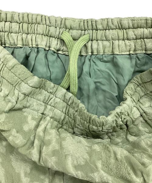 Uttrykk（ユートリーク）Uttrykk (ユートリーク) ジャガードイージーストレートパンツ グリーン サイズ:38の古着・服飾アイテム