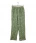 Uttrykk（ユートリーク）の古着「ジャガードイージーストレートパンツ」｜グリーン