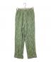 Uttrykk (ユートリーク) ジャガードイージーストレートパンツ グリーン サイズ:38：6000円